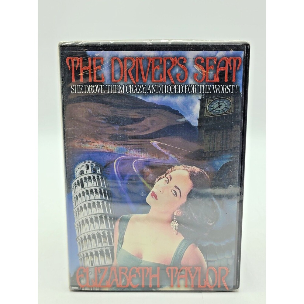 The Driver's Seat DVD 2006 Elizabeth Taylor Ian Bannen Drama Brand New Sealed